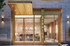 商场入口透明玻璃门安装维修